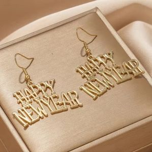Happy New Year Earrings NEW in package